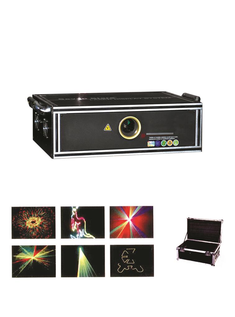 Laser rgb + flightcase photo