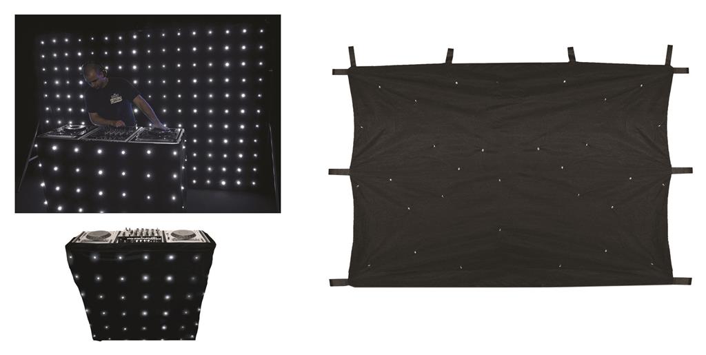 Led curtain 1x2m w photo