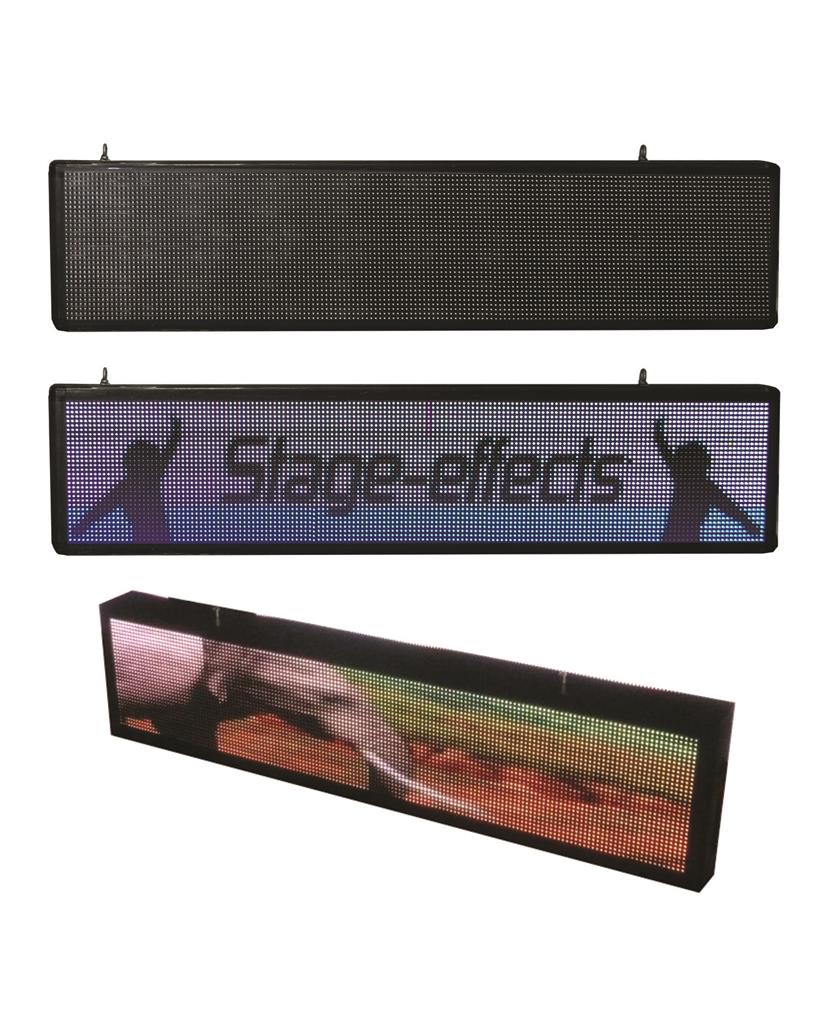 Scrolling sign rgb photo