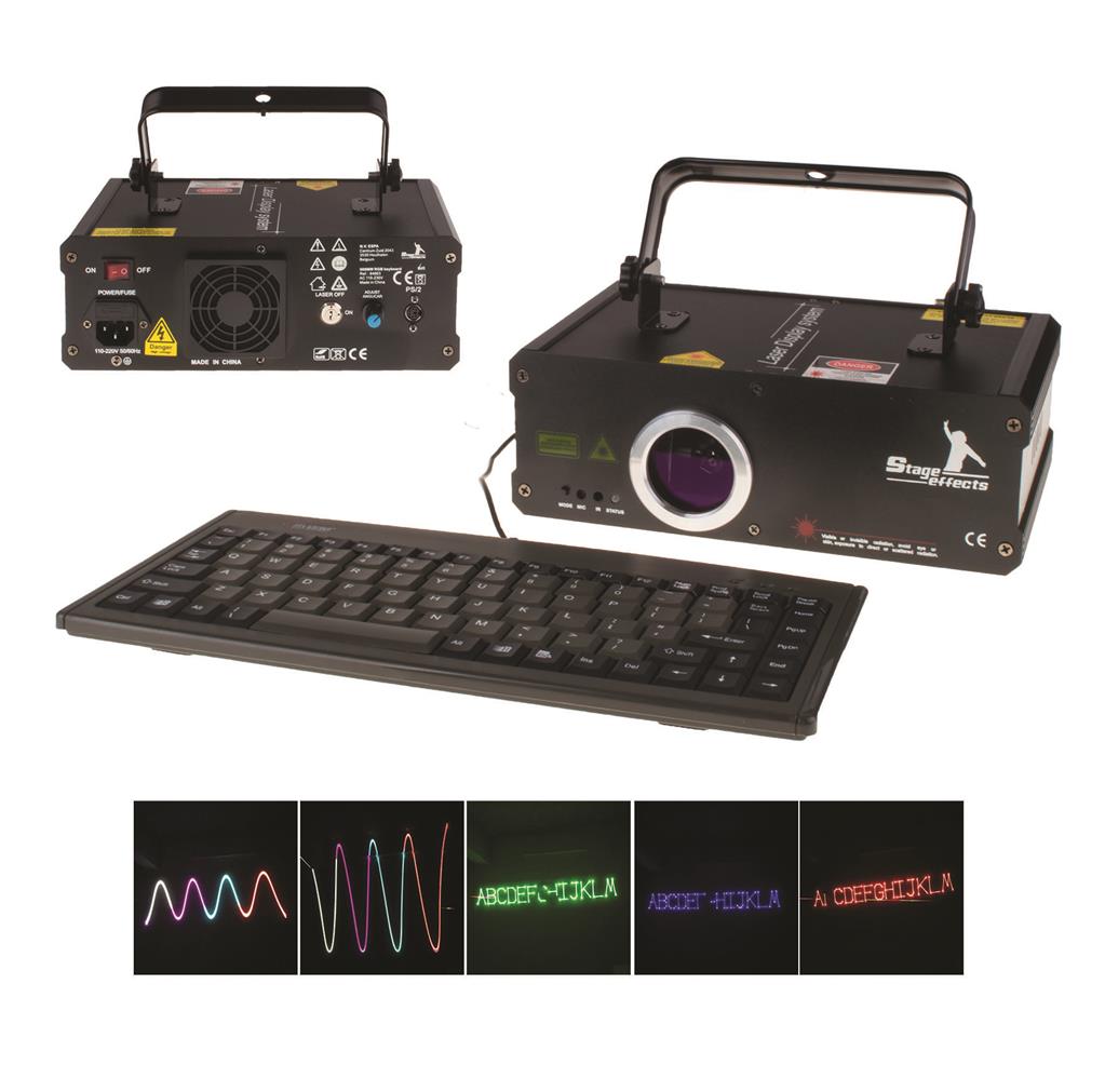 Keyboard laser 500mw rgb photo