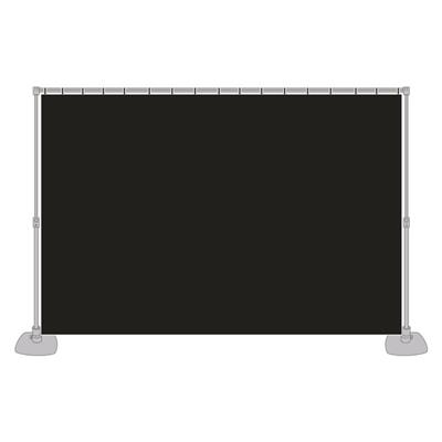Backdrop 2x3m black photo