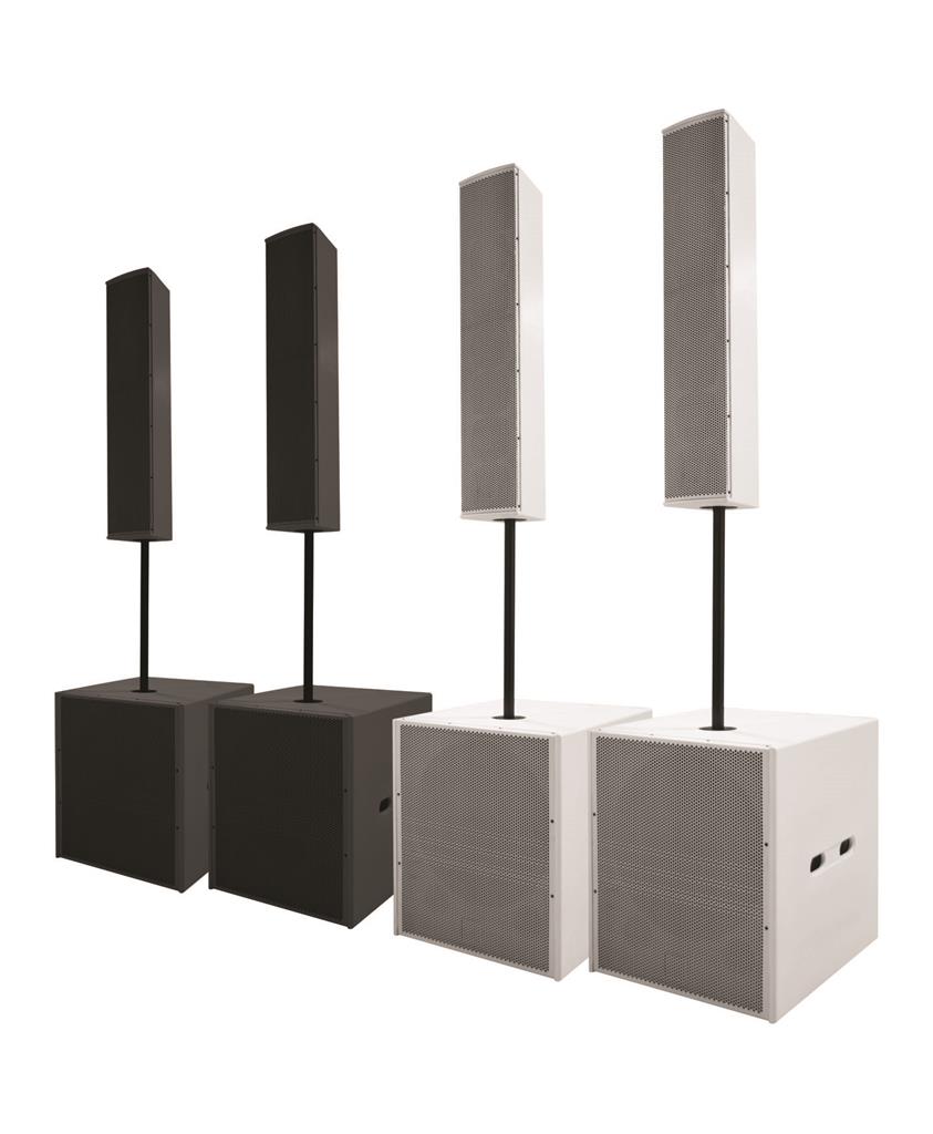 Active speaker system + flightcases photo