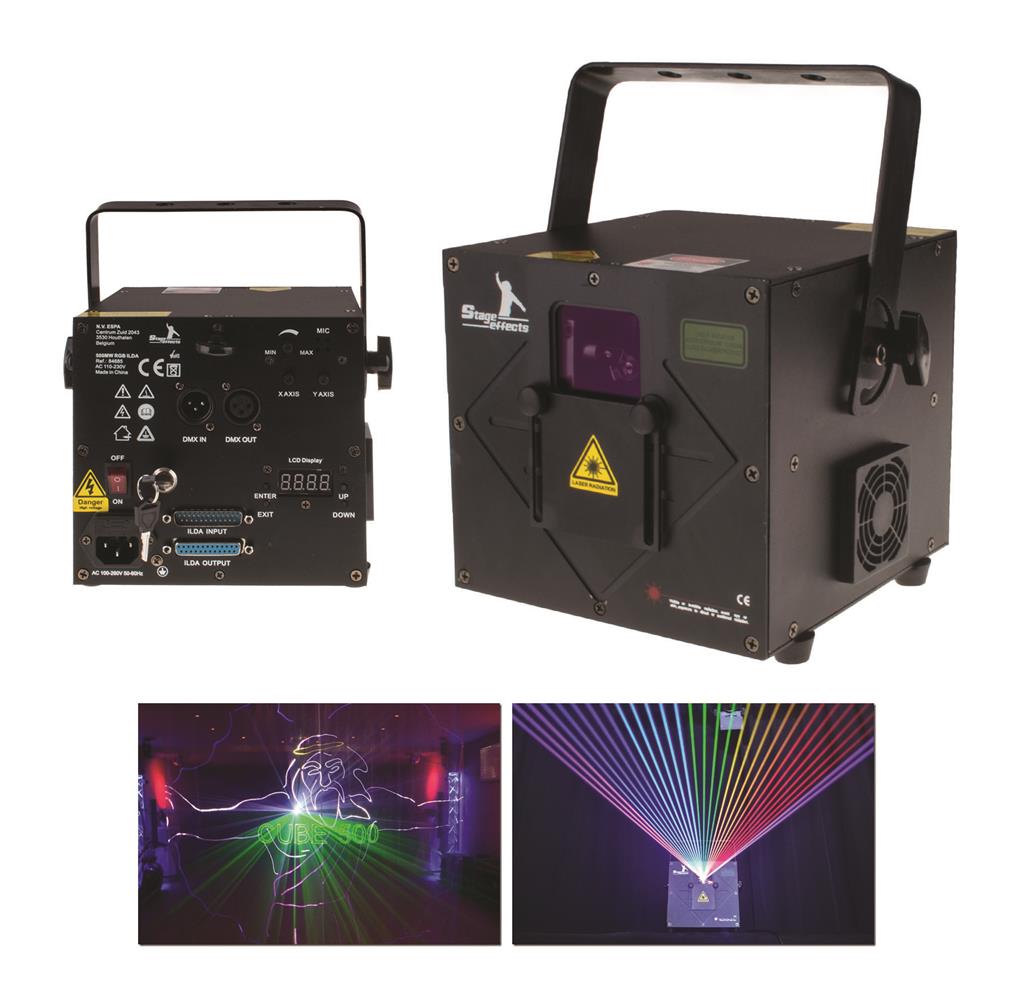 Laser cube 500mw rgb photo