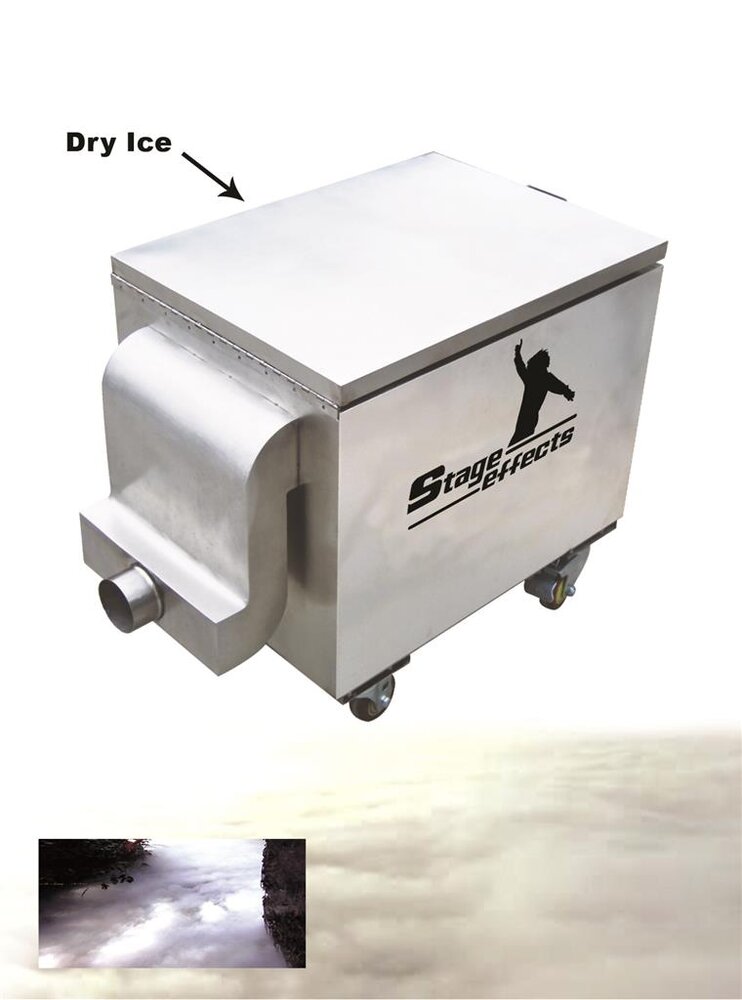 Groundsmoke 1500w dry ice photo