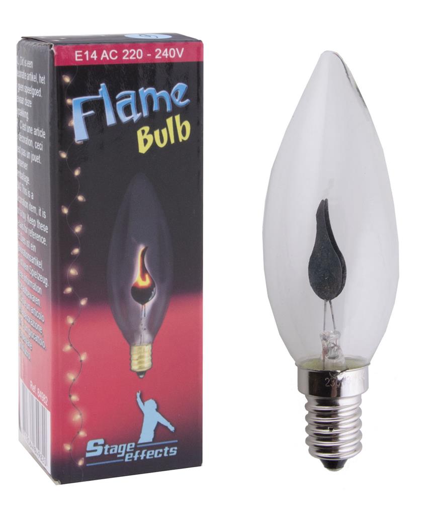 Flame light bulb e14 photo