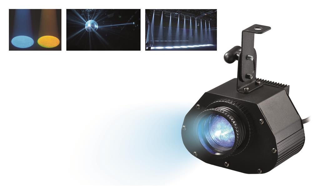 Pinspot rgbw 30w photo