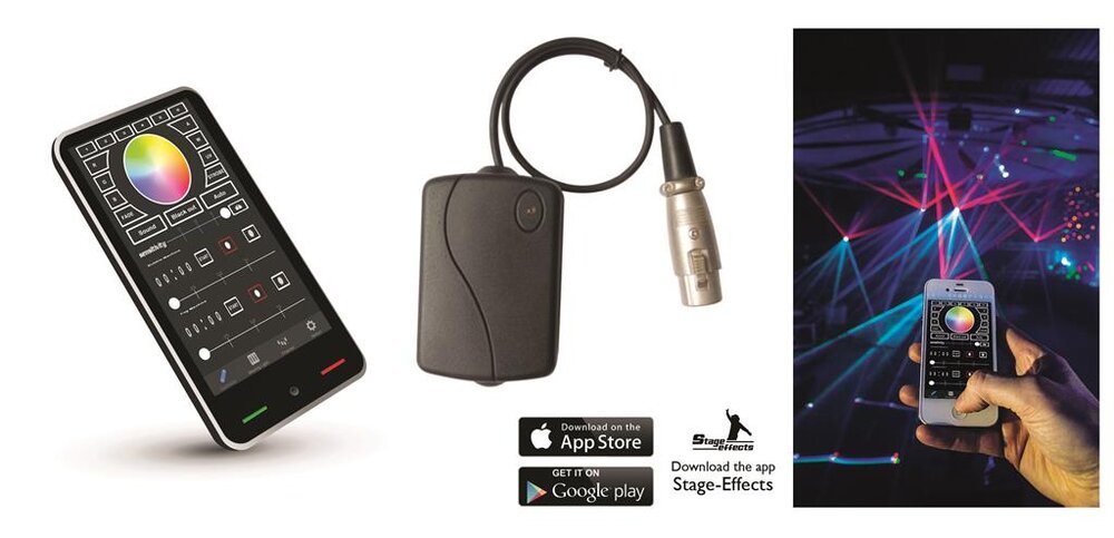 Bluetooth receiver for dmx controller photo