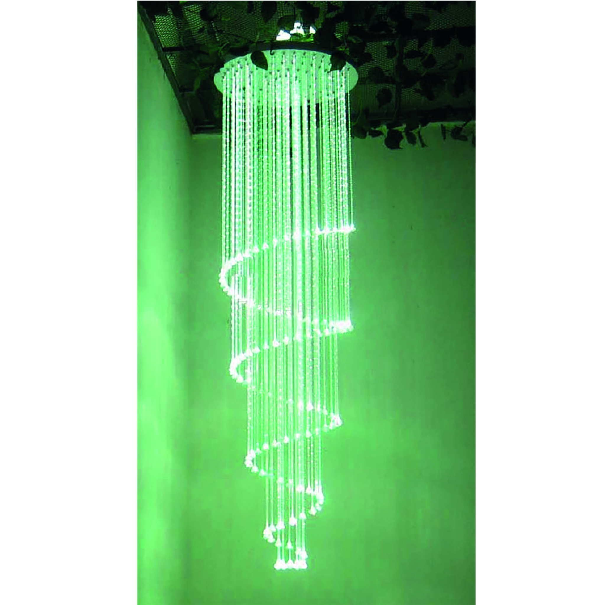 Fiber opter chandelier photo