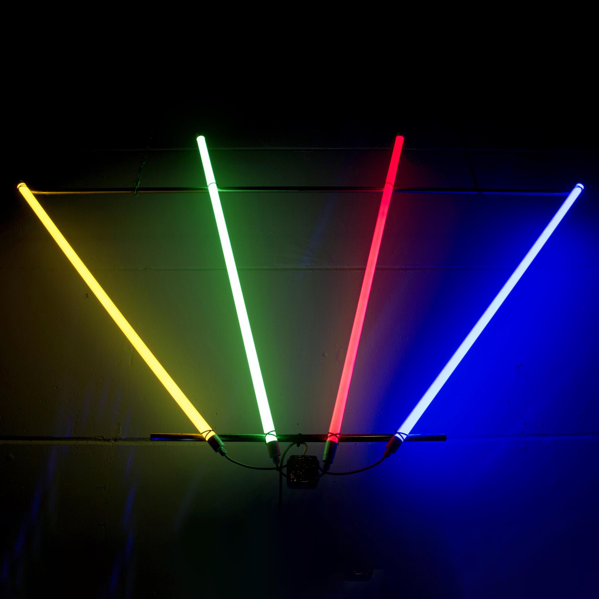 Led tube yellow photo