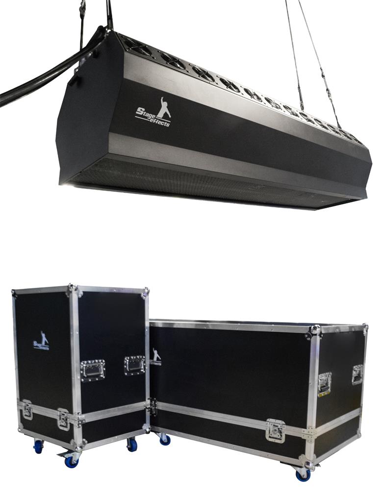 Fog screen in flightcase photo