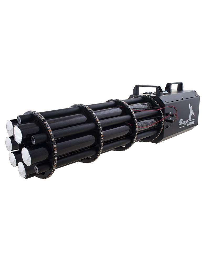 6 head confetti gun with led light photo