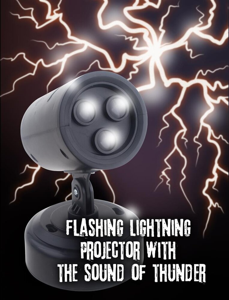 Projector with thunder and lighting photo