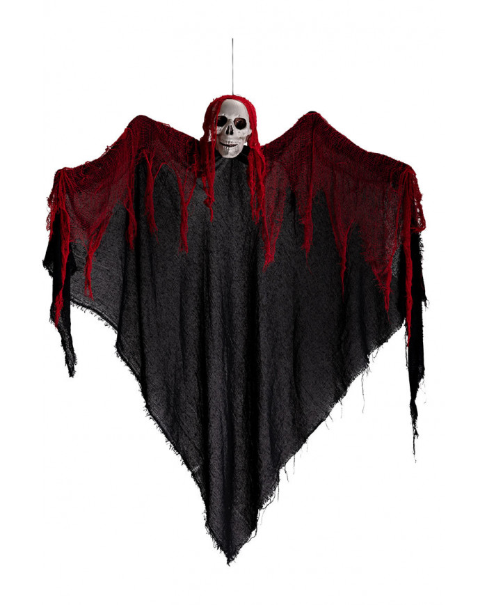 Κρεμαστός Διακοσμητικός Σκελετός Halloween Με Πέπλο photo