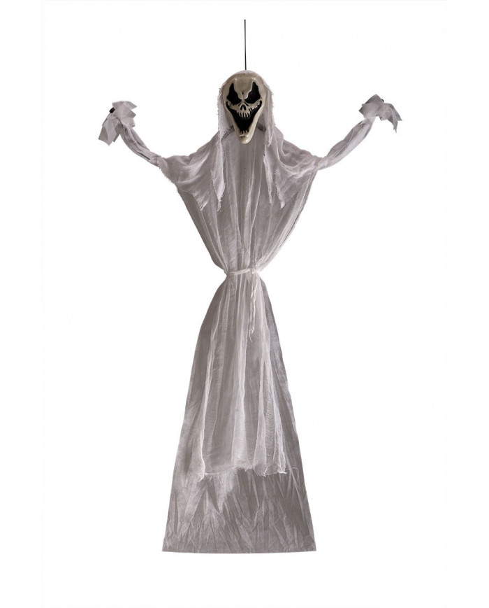 Κρεμαστός Διακοσμητικός Σκελετός Halloween Φάντασμα Με Φως photo