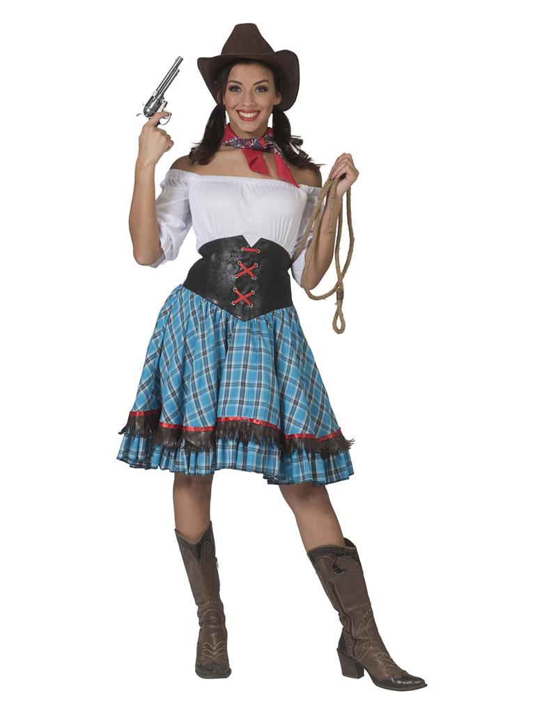 Στολή Cow Girl Μπλε photo