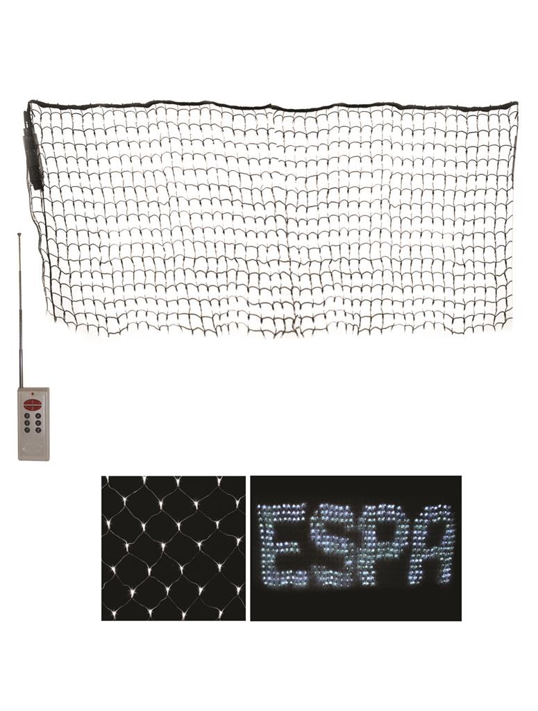 Led scrolling net 230x70cm with remote control photo