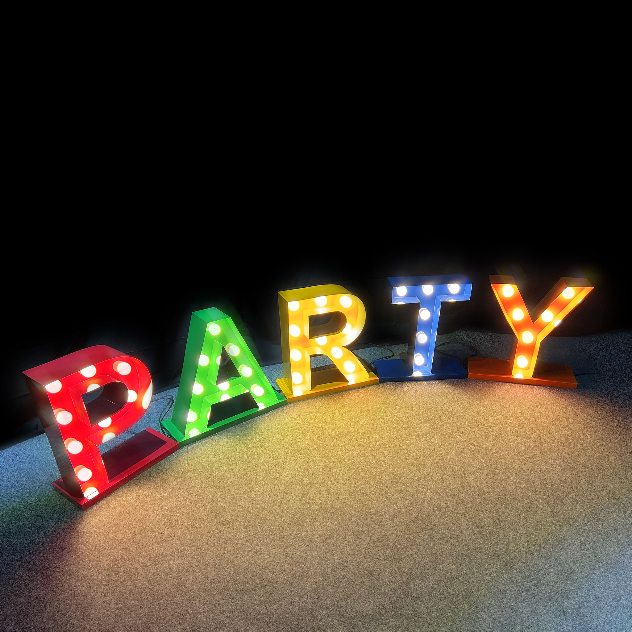Led light box party photo