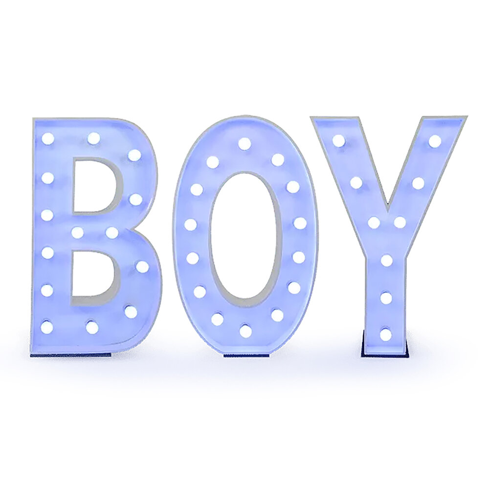 Led light box BOY 50 cm photo