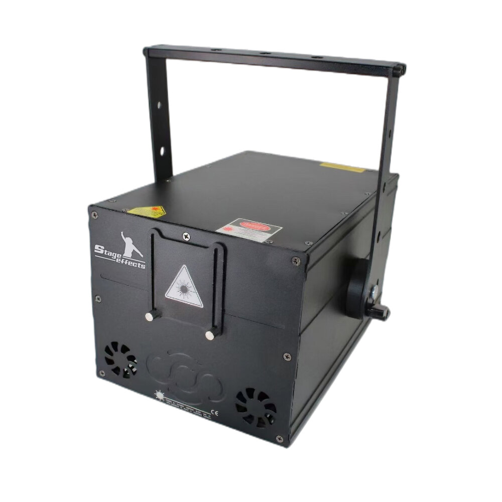 Lasershow systeem 10W RGB in flightcase photo