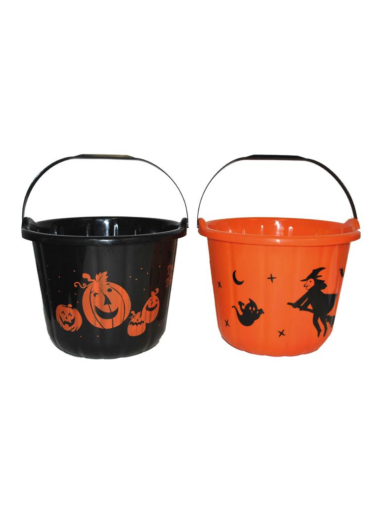 Καλάθι Halloween Σε Δύο Χρώματα  14cm x 18cm  photo