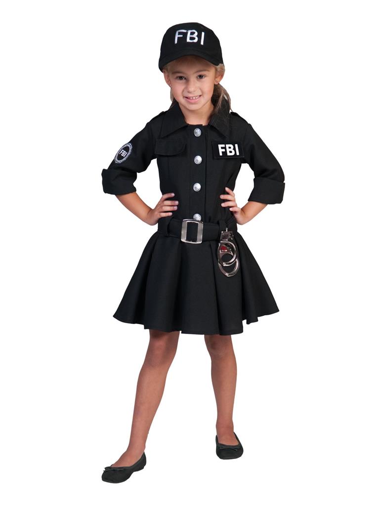 Παιδική Στολή Φόρεμα Αστυνομικίνα FBI  photo