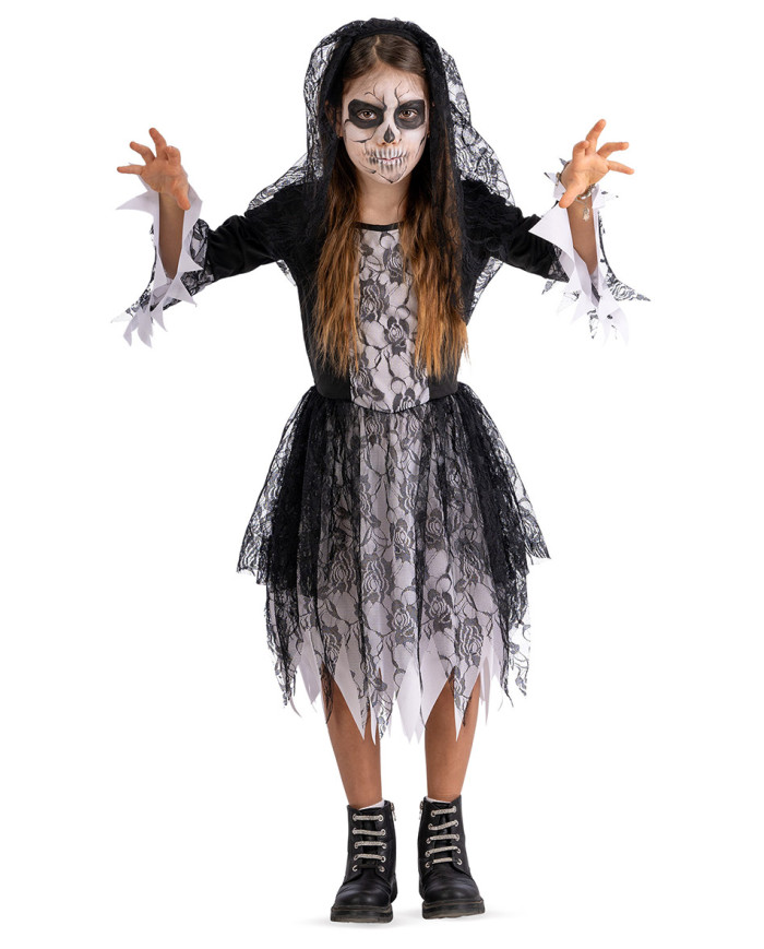 Παιδική Στολή Halloween Νύφη Τρόμου 12 - 13  Ετών photo