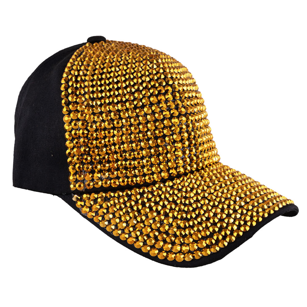 Καπέλο Disco Με Χρυσό Strass photo