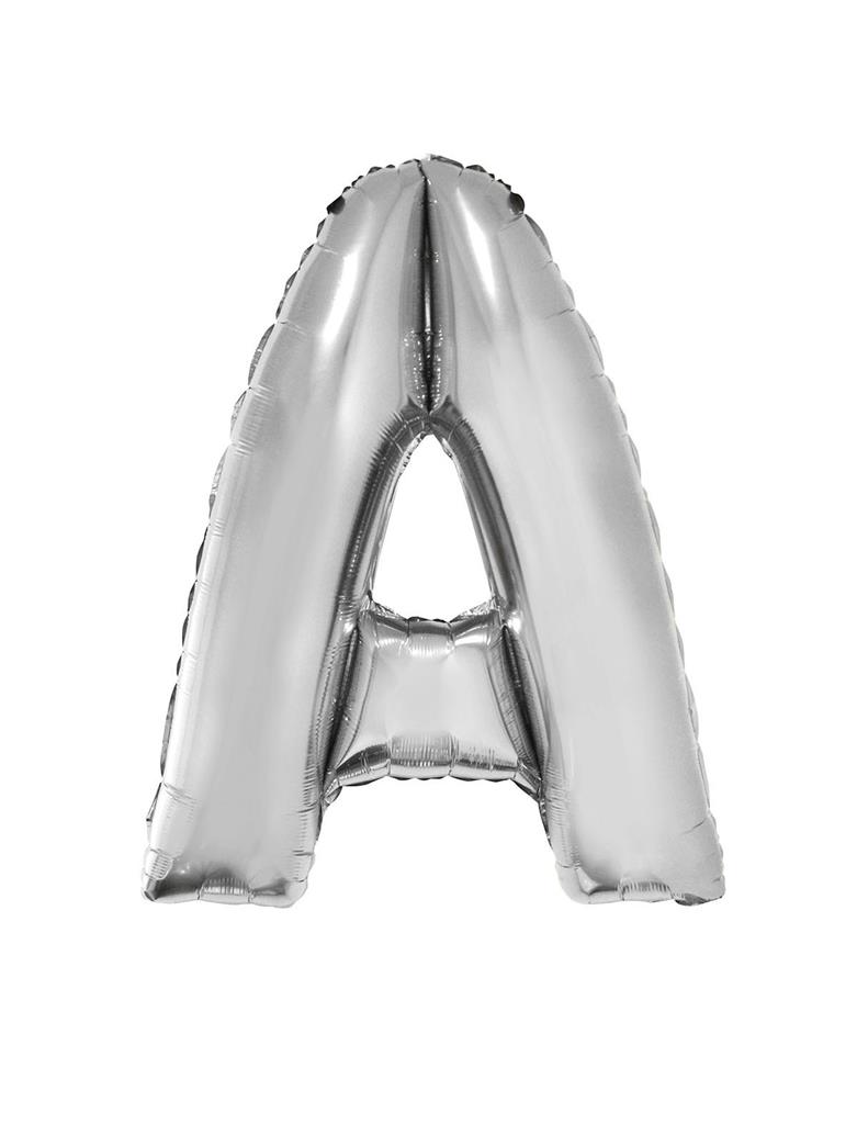 Μπαλόνι Foil Γράμμα " Α " Ασημί 101cm photo