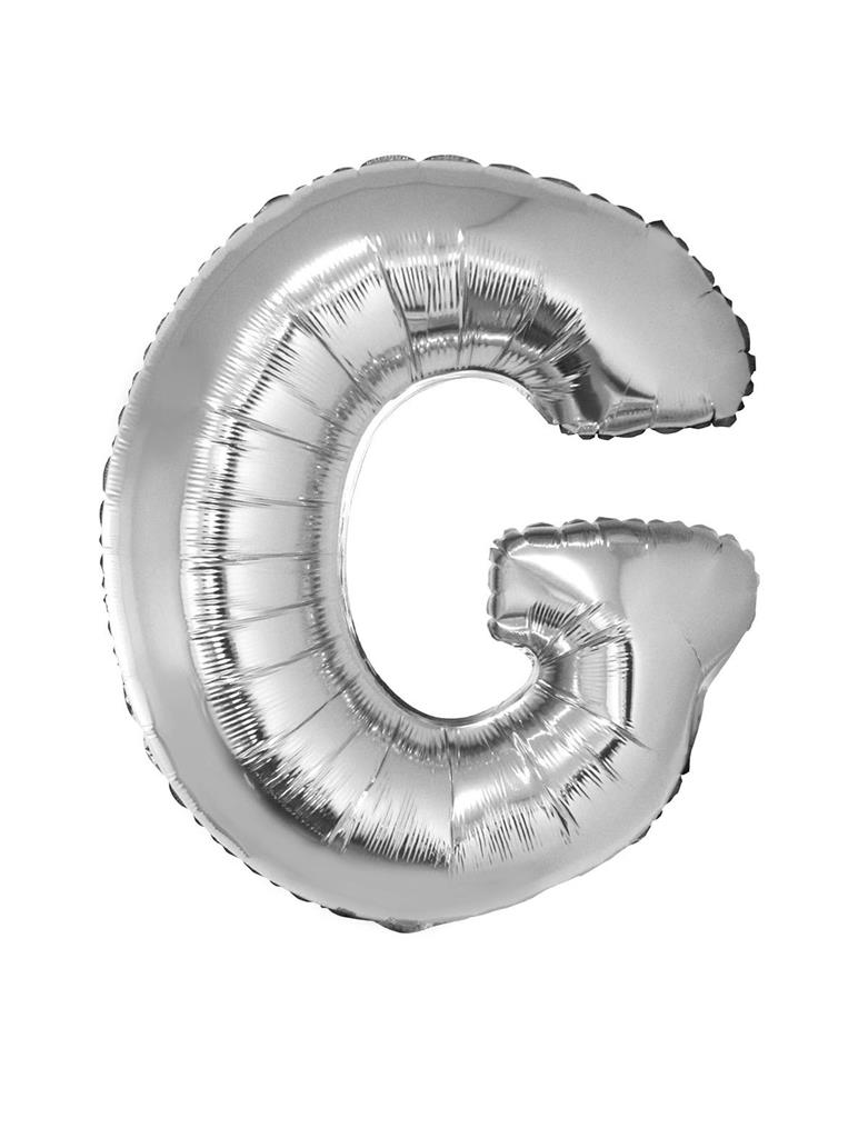 Μπαλόνι Foil Γράμμα " G " Ασημί 101cm photo