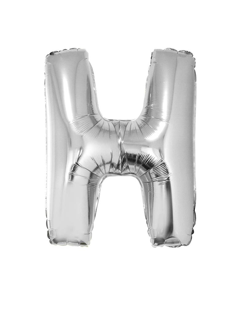 Μπαλόνι Foil Γράμμα " H " Ασημί 101cm photo