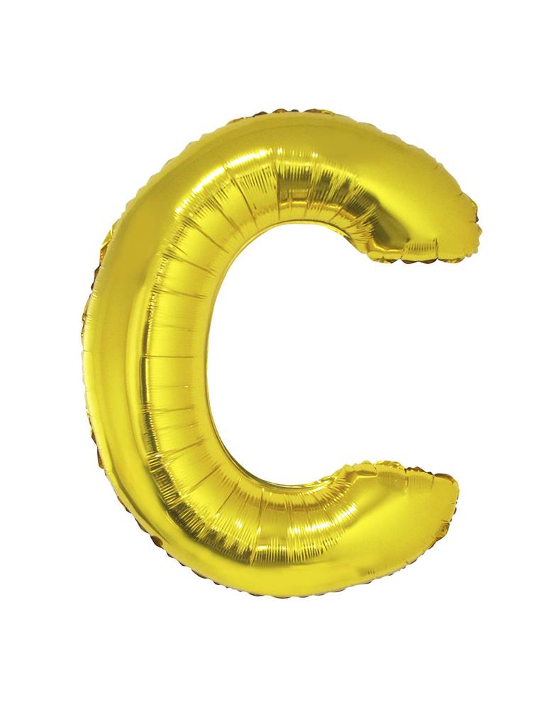 Μπαλόνι Foil Γράμμα " C " Χρυσό 101cm photo