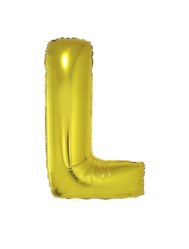 Μπαλόνι Foil Γράμμα " L " Χρυσό 101cm photo