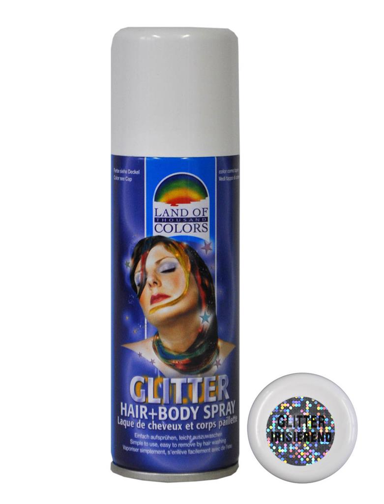 Σπρέι Μαλλιών Ασημί Glitter 125ml photo