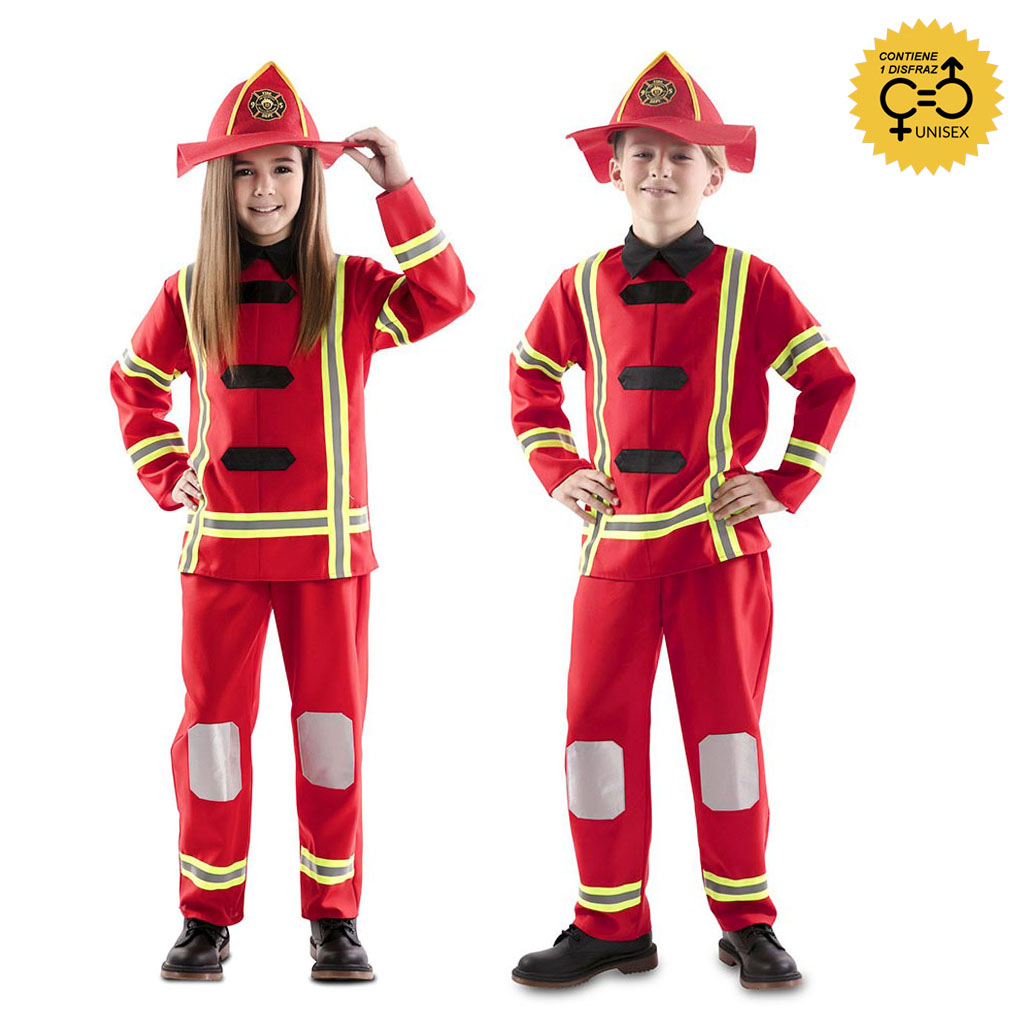 Παιδική Στολή Πυροσβέστης Unisex photo