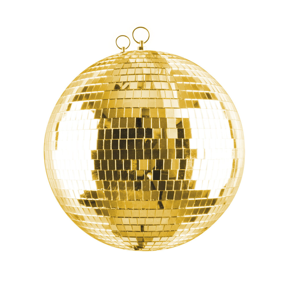 Διακοσμητική Ντισκόμπαλα Disco Ball 30cm Χρυσή photo