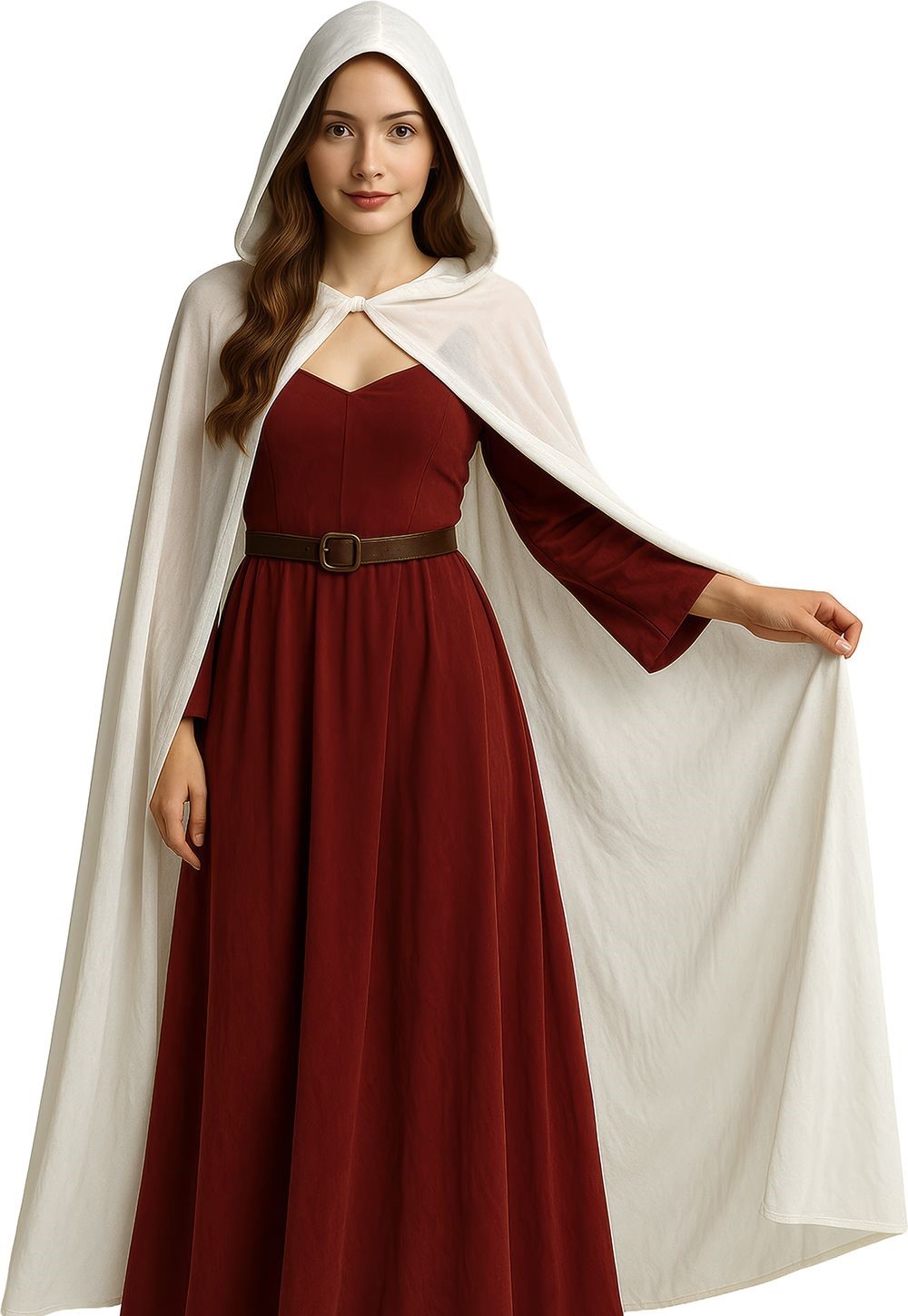 Στολή Κάπα Ενηλίκων Λευκή Unisex 130cm photo